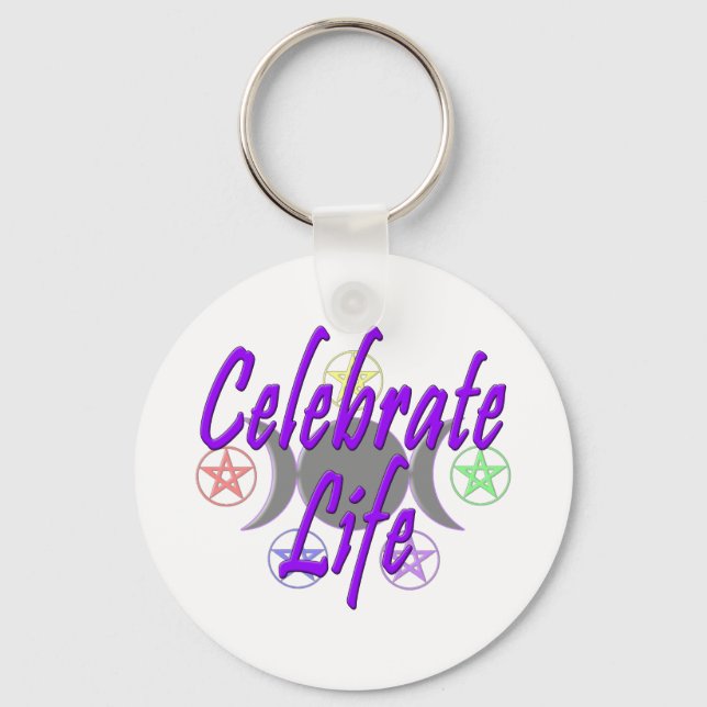 Celebrate Life Key Ring (Front)