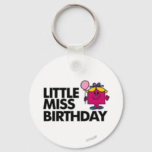 Celebrate Little Miss Birthday Key Ring