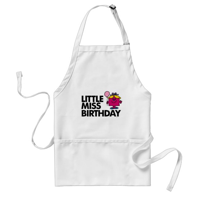 Celebrate Little Miss Birthday Standard Apron (Front)