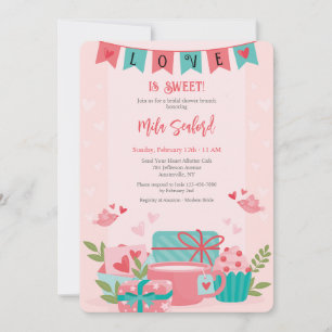 Celebrate Love Bridal Shower Invitation