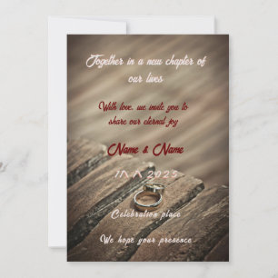 "Celebrate Love: Elegant Wedding Invitation