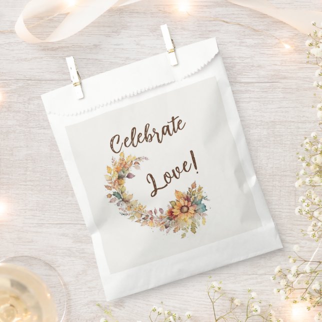 Celebrate Love Favour Bag (Clipped)