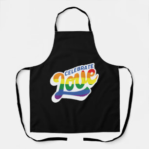 Celebrate Love - lgbtq Design Apron