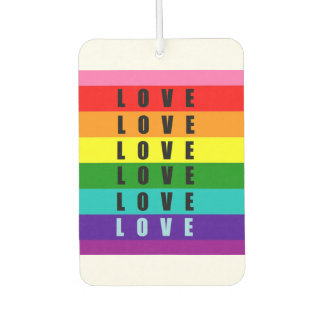 Celebrate love, pride, and authenticity car air freshener