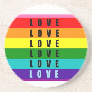 Celebrate love, pride, and authenticity coaster