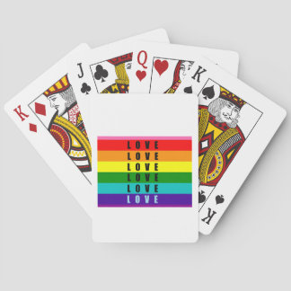 Celebrate love, pride, and authenticity  playing cards