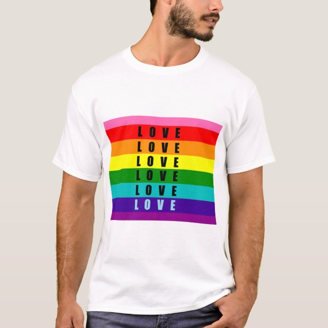 Celebrate love, pride, and authenticity  T-Shirt (Front)