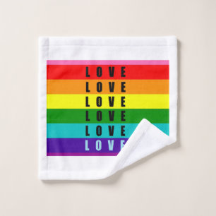 Celebrate love, pride, and authenticity wash cloth