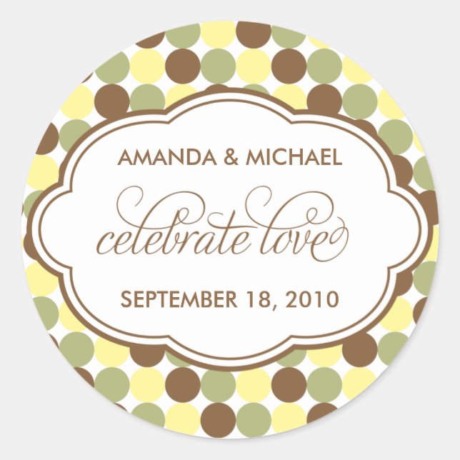 Celebrate Love - Sweet Spots Sticker (Front)