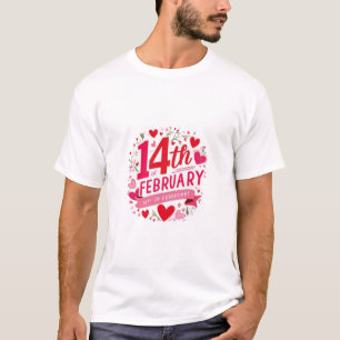Celebrate Love with 14th February Symbols T-Shirt