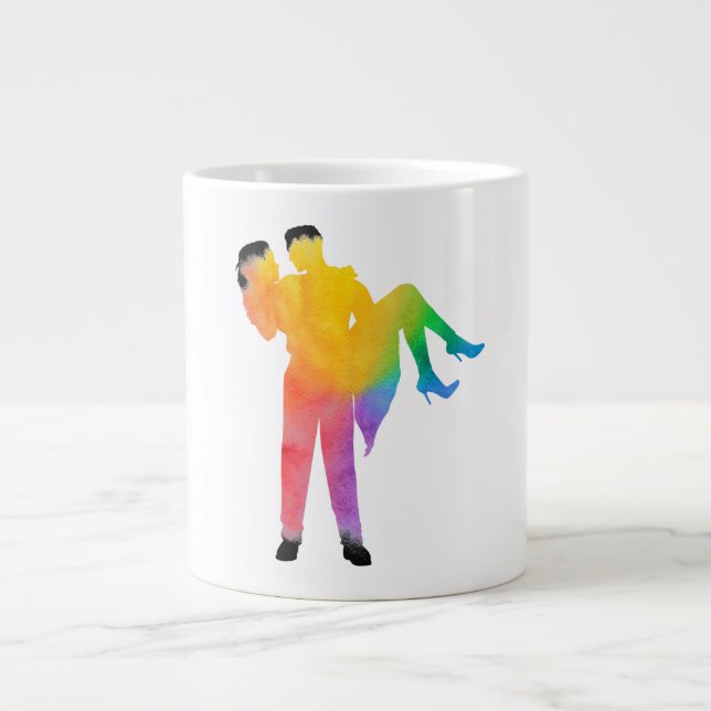Celebrate Love with Art & Colour Large Coffee Mug (Front)