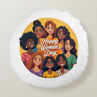 Celebrate March 8 International Women’s Day with b Round Cushion