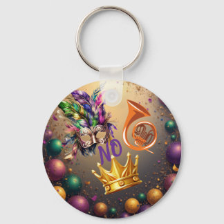 Celebrate Mardie Gras by Sommer Hamilton Key Ring