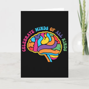 Celebrate Minds Of All Kinds Autism Awareness Men Card
