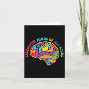 Celebrate Minds Of All Kinds Autism Awareness Men Card