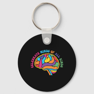 Celebrate Minds Of All Kinds Autism Awareness Men Key Ring