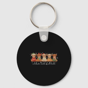 Celebrate Minds Of All Kinds Highland Cow Sped Tea Key Ring