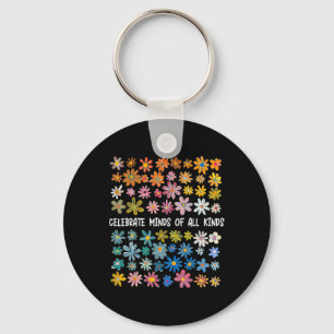 Celebrate Minds Of All Kinds Key Ring