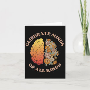 Celebrate Minds Of All Kinds Neurodiversity Autism Card