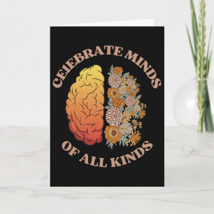 Celebrate Minds Of All Kinds Neurodiversity Autism Card