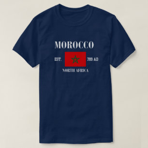 Celebrate Moroccan Pride with Vibrate Flag T-Shirt