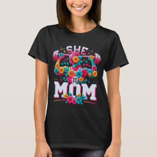 Celebrate Motherhood: She Is Mum Athletic  T-Shirt
