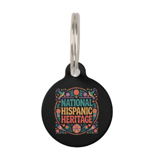 Celebrate National Hispanic Heritage Month Pride Pet Tag