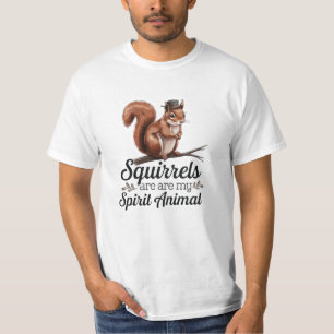 Celebrate Nature with Squirrel Art T-Shirt