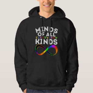 Celebrate Neurodiversity All Kinds Of Minds Asd Au Hoodie