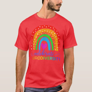 Celebrate Neurodiversity Autism Spectrum ASD ADHD T-Shirt