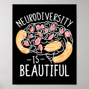 Celebrate Neurodiversity Is Beautiful Poster