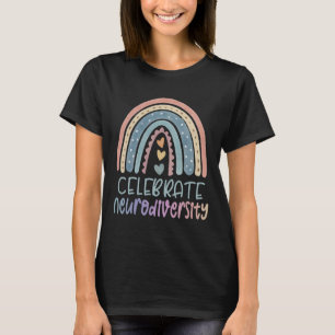 Celebrate Neurodiversity Mental Health Autism Awar T-Shirt