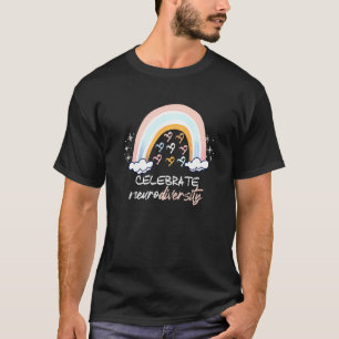 Celebrate Neurodiversity Mental Health Autism Awar T-Shirt
