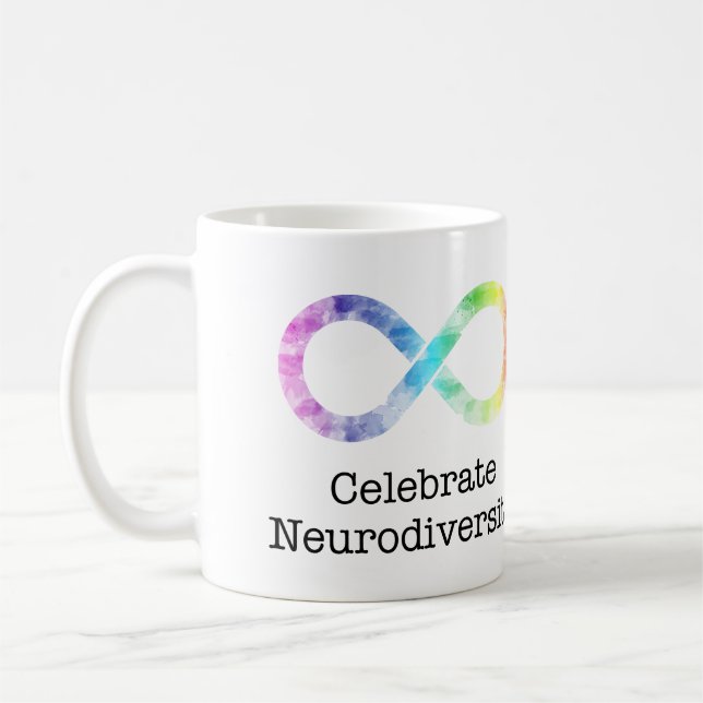 Celebrate Neurodiversity Mug (Left)