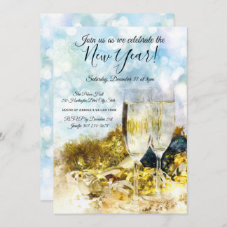 Celebrate New Year's Eve Party Invitation