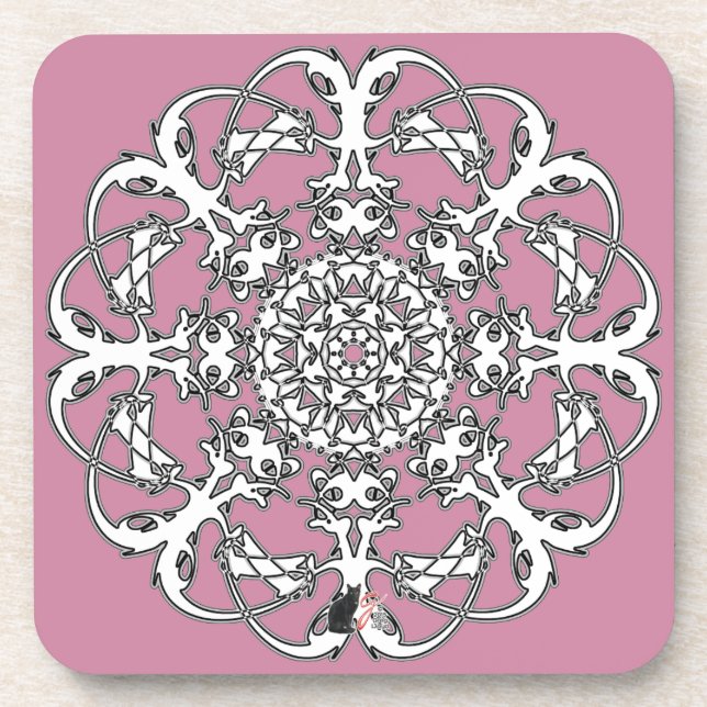 Celebrate Octa Glyph Dawn Coaster (Front)