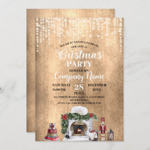 Celebrate our annual cristmas party with company invitation