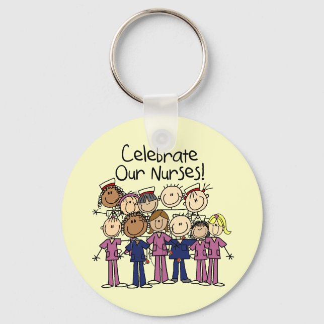 Celebrate Our Nurses Key Ring (Front)