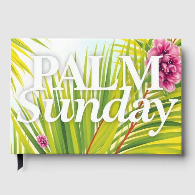 Celebrate Palm Sunday in Style: Transform Your Spa Guest Book (Front)