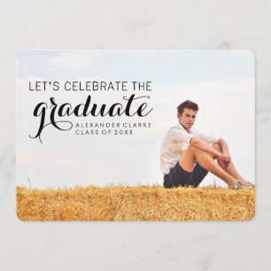 CELEBRATE PHOTO GRADUATION PARTY INVITATION