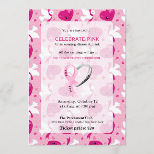Celebrate Pink event Invitation