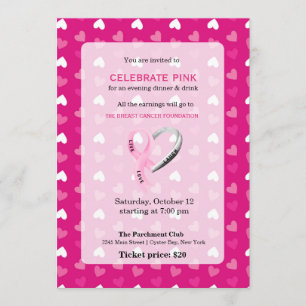 Celebrate Pink event Invitation