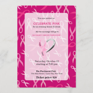 Celebrate Pink event Invitation