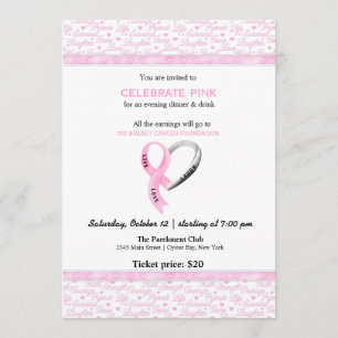 Celebrate Pink event Invitation
