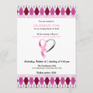 Celebrate Pink event Invitation