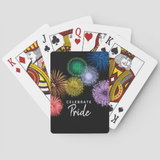 Celebrate Pride Fireworks 🎆🌈 Playing Cards