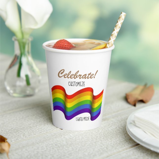 Celebrate Pride Paper cup (Insitu)