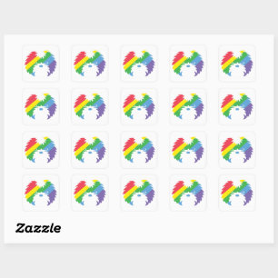 Celebrate Pride with Sammy Dog Stickers