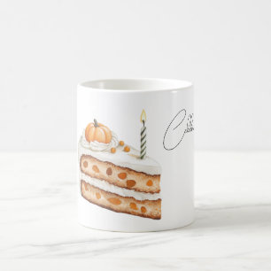Celebrate Pumpkin Cake Candle Coffee Mug
