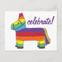 Celebrate Rainbow Piñata Mexico Fiesta Party Pride
